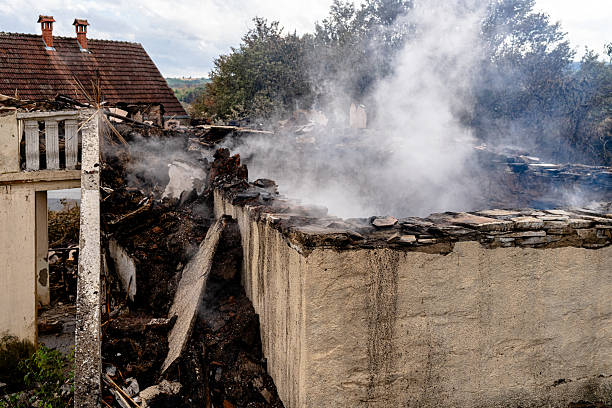 Professional Fire Damage Removal technician working in Watkins, MN